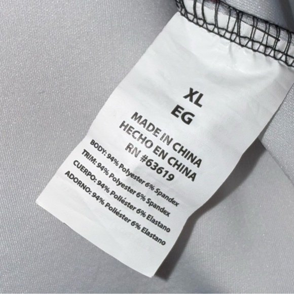 bebe Black Floral Bomber Jacket - Picture 5 of 6